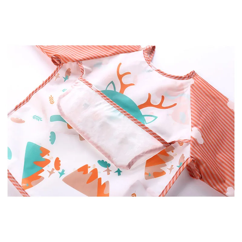 Bib Long Sleeve - Celemek Bayi Lengan Panjang Anti Air