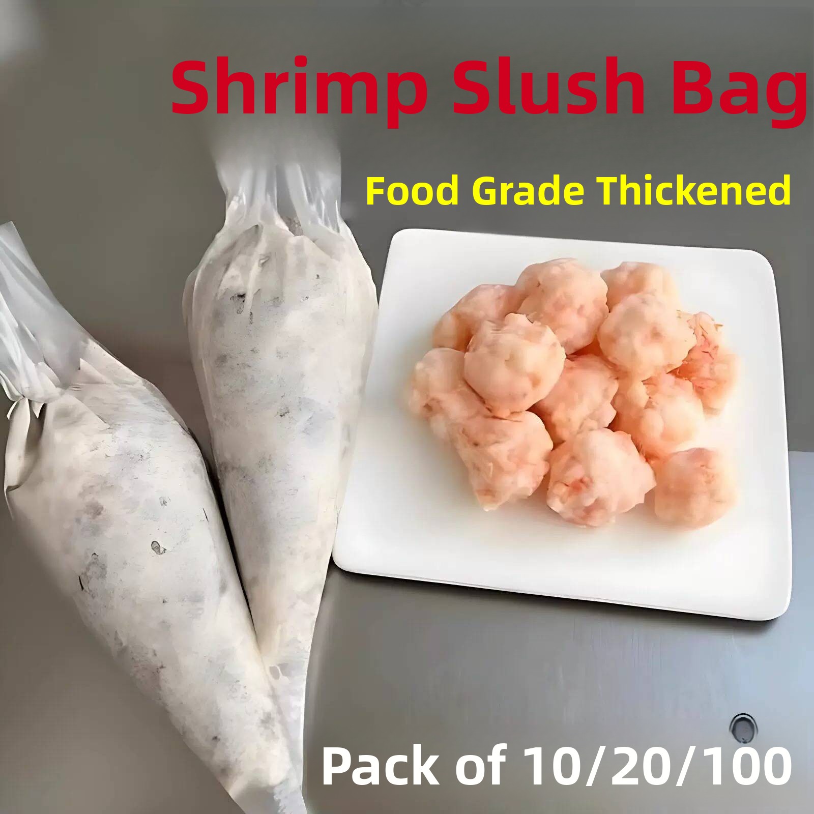 Baby Food Shrimp - Kantong Pasta Sekali Pakai untuk Slurry
