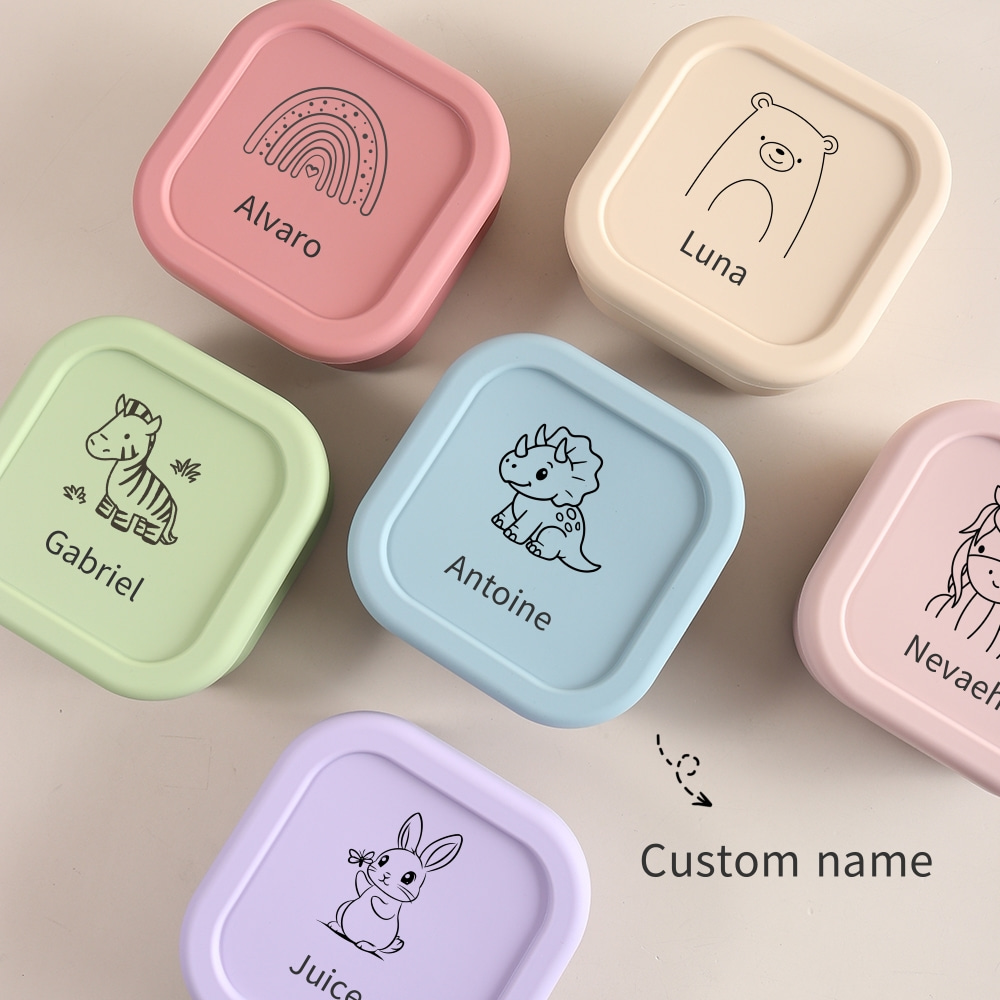 Baby Food Containers Glass - Kotak Penyimpanan Makanan Bayi Silikon Food