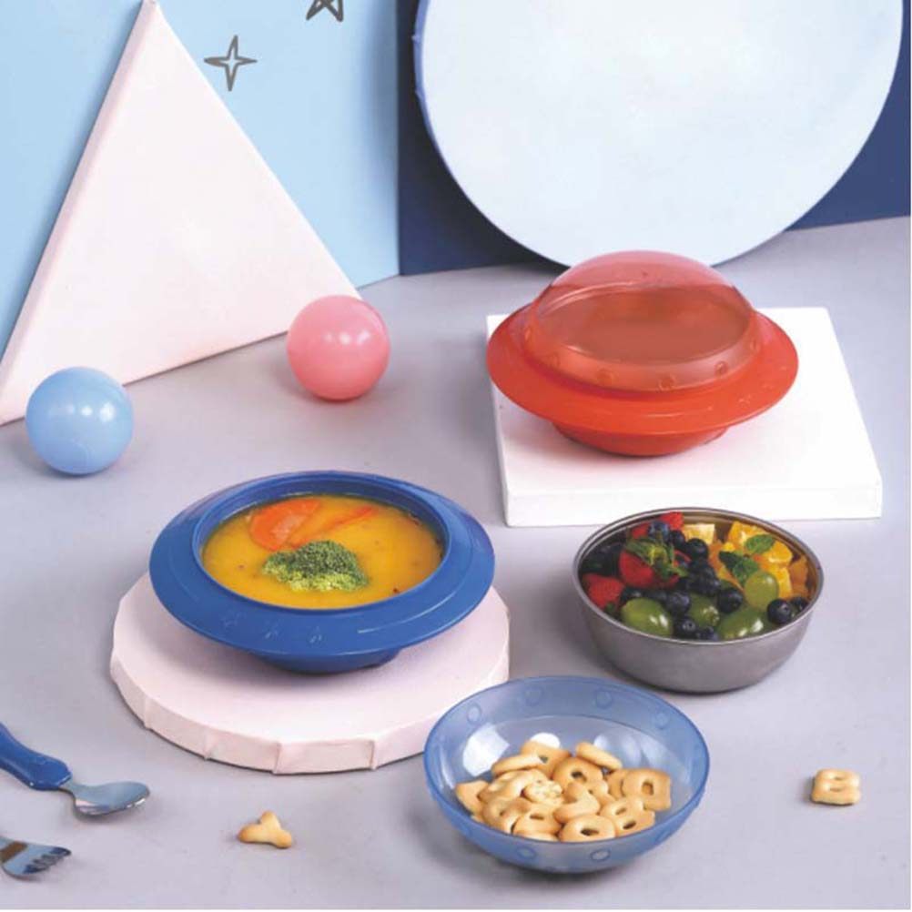 Baby Food Bowl - 1 Buah Mangkuk Terisolasi Baja Tahan