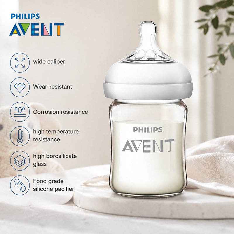 Baby Food Containers Glass - Avent Botol Bayi Baru Lahir SCF678