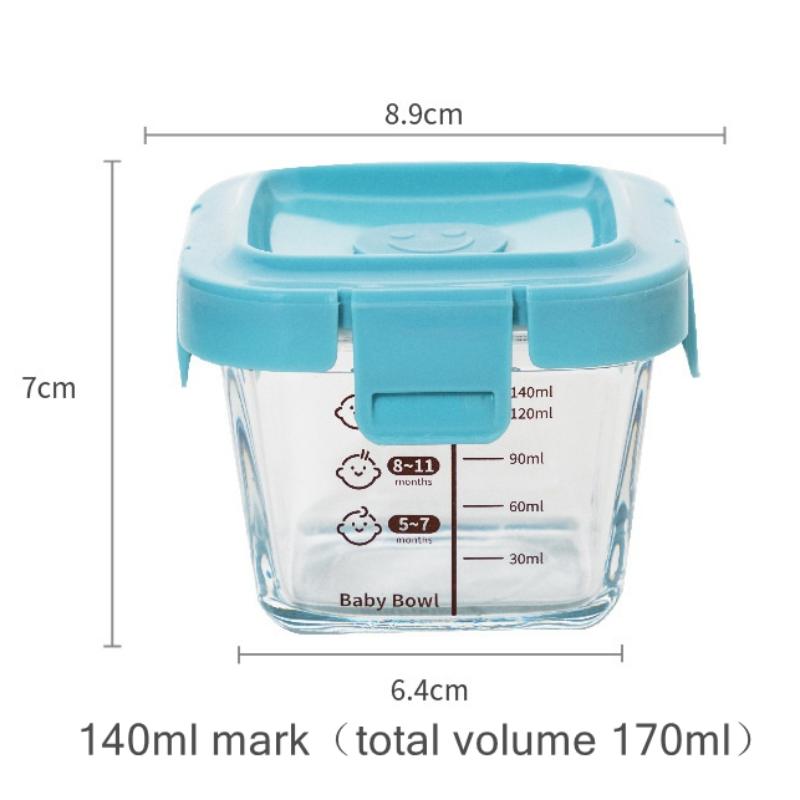 Baby Food Containers Glass - Dan Kotak Penyimpanan Tahan Panas Spock
