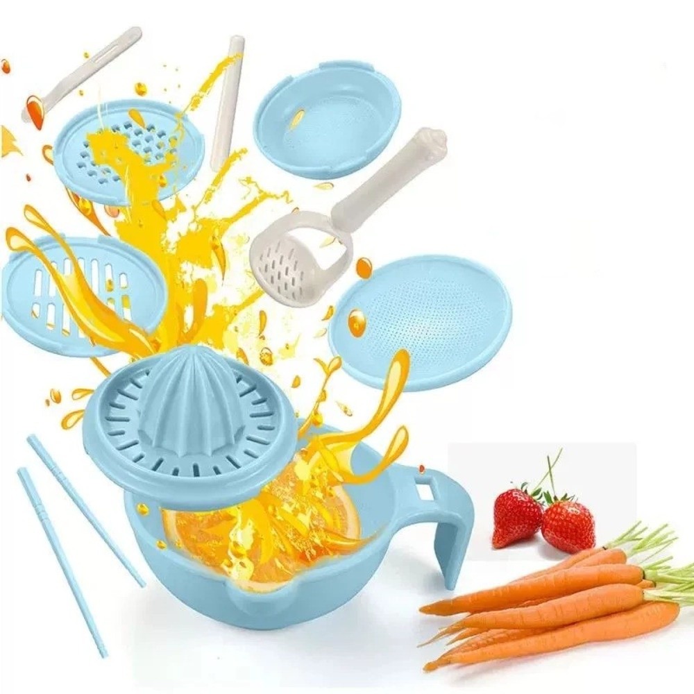 Baby Food Bowl - Mangkuk Penggiling Makanan Bayi Warna Solid