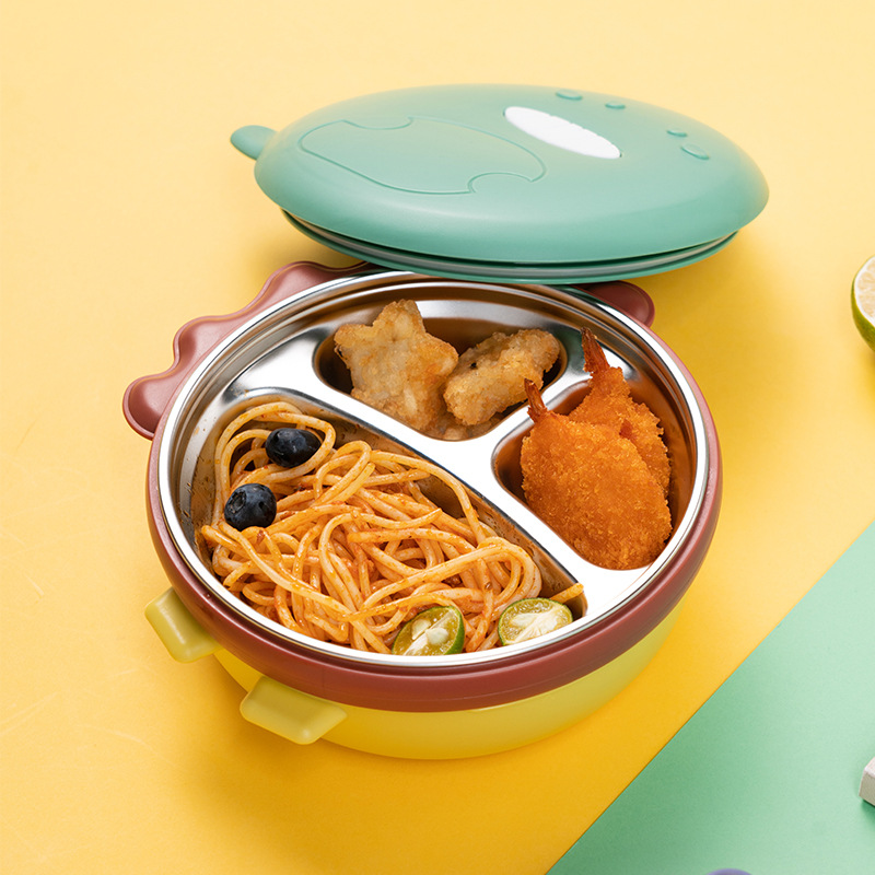 Baby Food Bowl - Piring makan anak stainless steel tipe