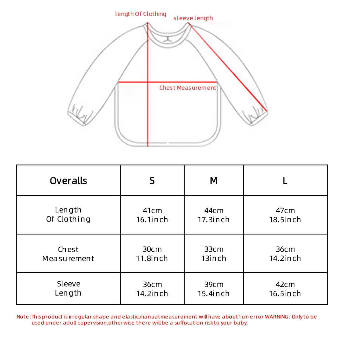 Celemek PU lengan panjang bayi - Bib Long Sleeve ulasan dan harga