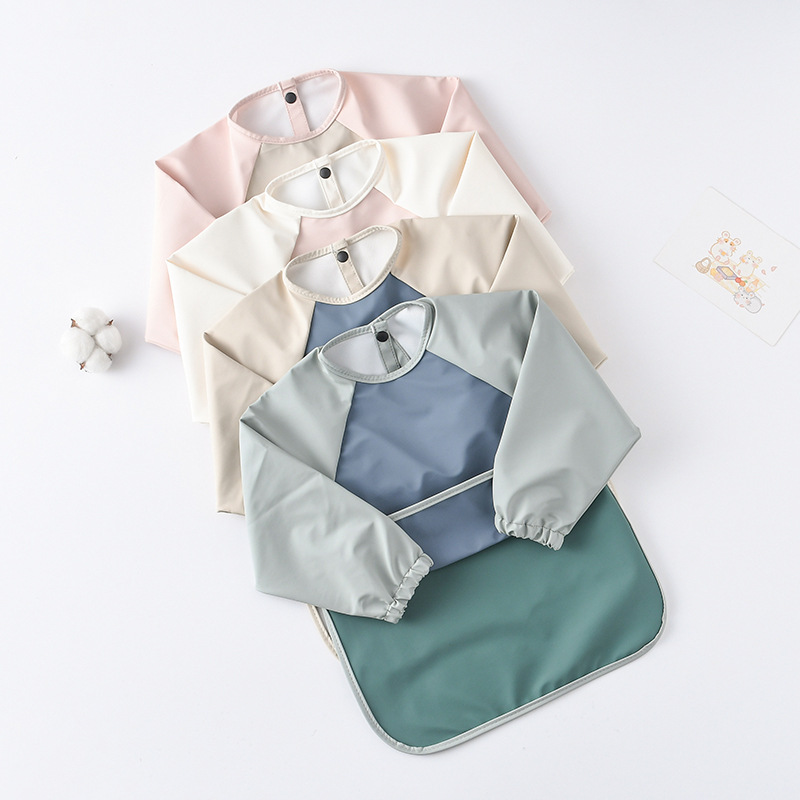 Celemek PU lengan panjang bayi - Bib Long Sleeve ulasan dan harga