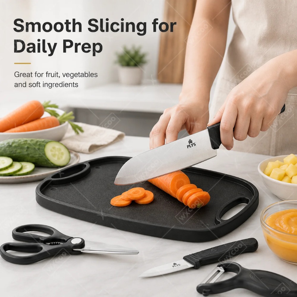 Set Pisau Persiapan Makanan Ba - Baby Food Knife Set ulasan dan harga