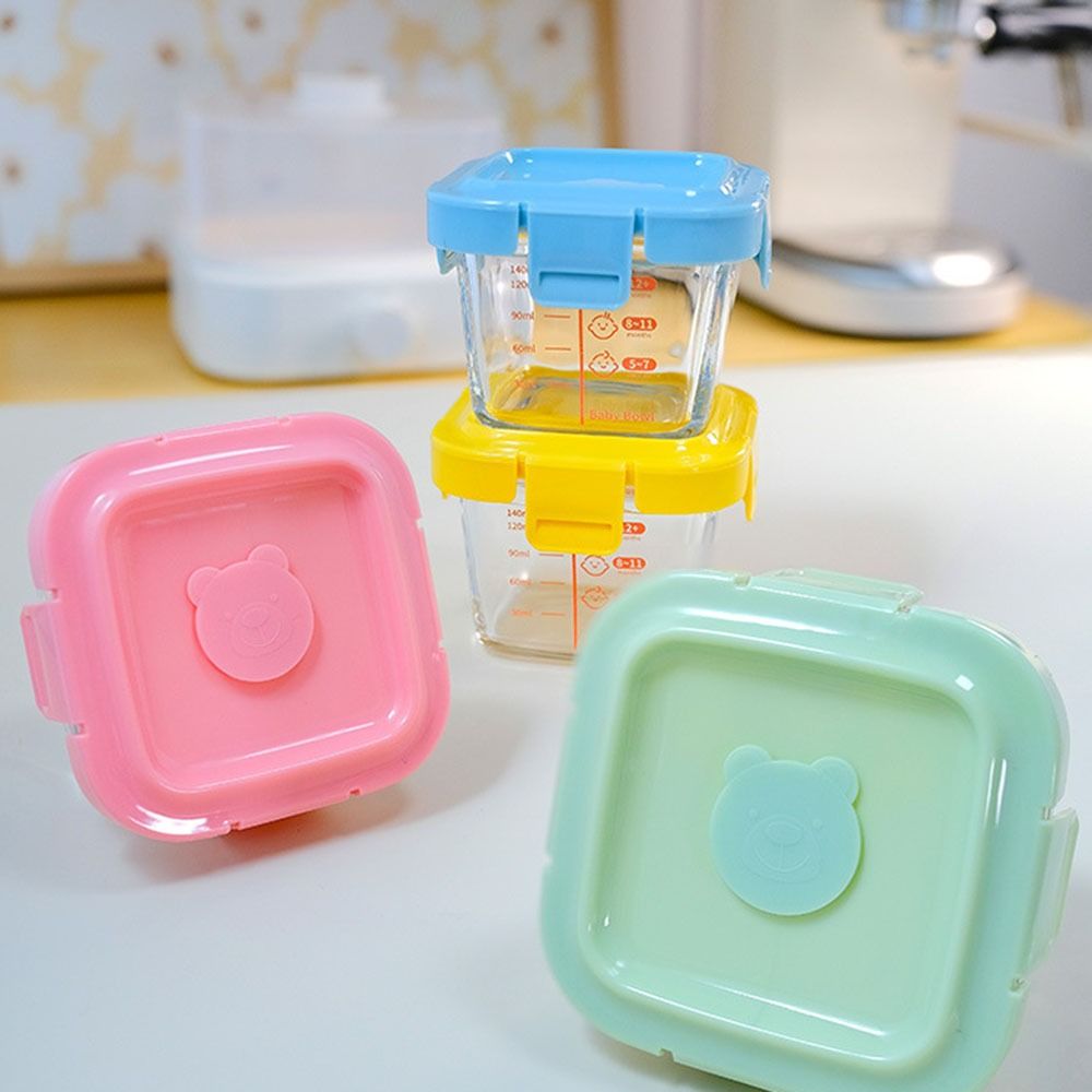 Kotak Penyimpanan Makanan Baru - Baby Food Containers Glass ulasan dan harga