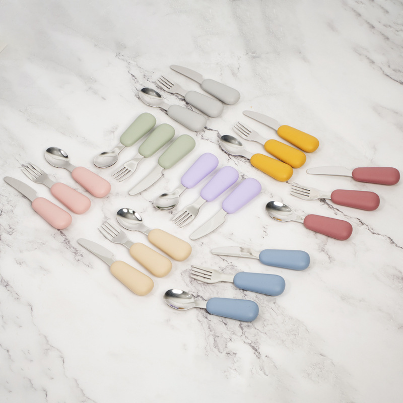 Set peralatan makan bayi dari  - Baby Food Knife Set ulasan dan harga