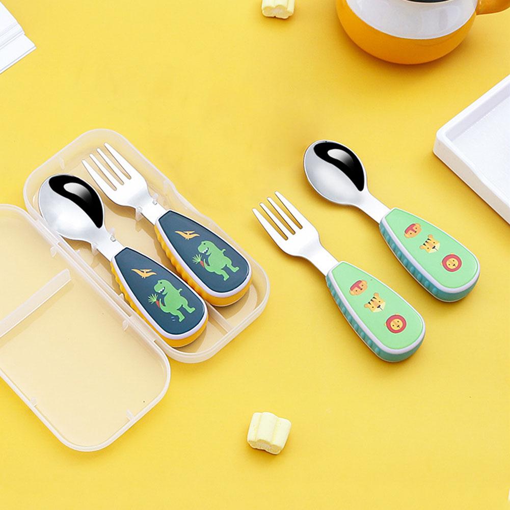 2 Buah Peralatan Makan Lucu Se - Baby Food Knife Set ulasan dan harga