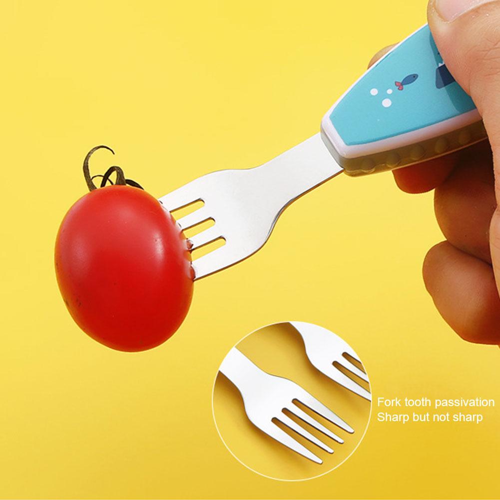 2 Buah Peralatan Makan Lucu Se - Baby Food Knife Set ulasan dan harga