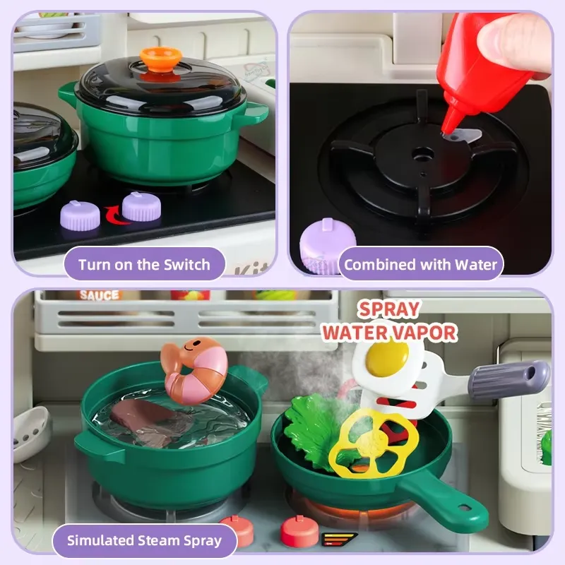 Set Dapur Mainan Anak 90cm den - Baby Food Cooking Set ulasan dan harga