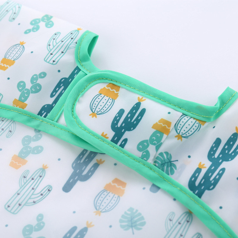 Celemek Bayi Kartun Silikon 0- - Bib Long Sleeve ulasan dan harga