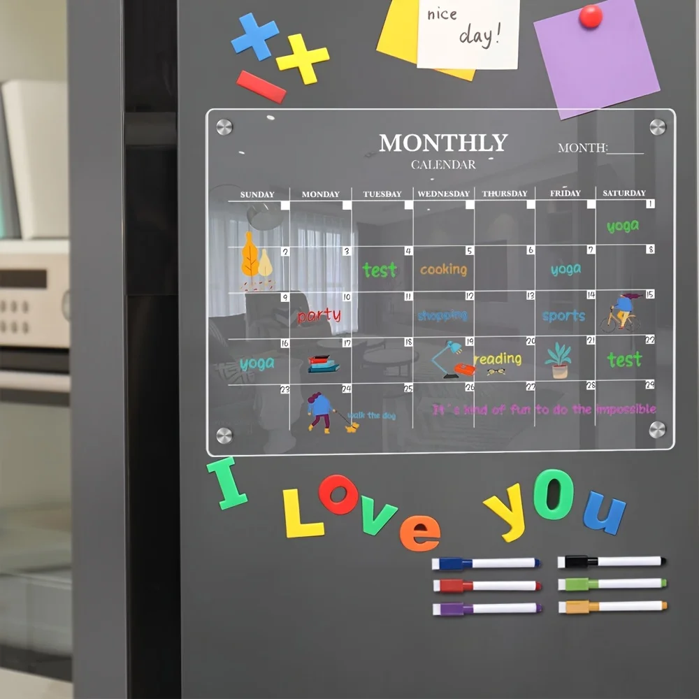 Kalender Akrilik Magnetik yang - Baby Food Schedule ulasan dan harga
