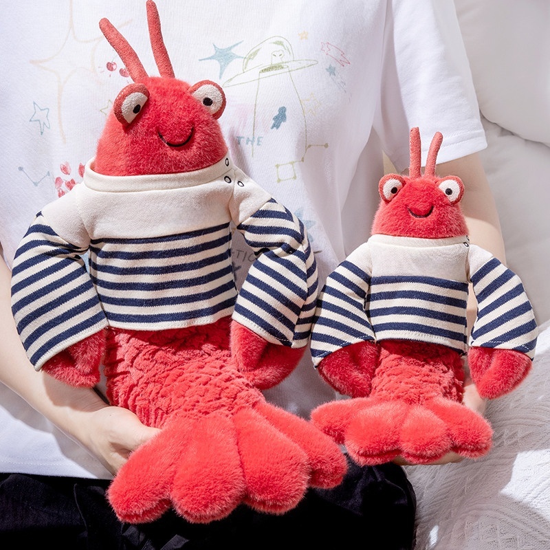 Boneka Lobster Sailor Larry Ba - Baby Food Shrimp ulasan dan harga