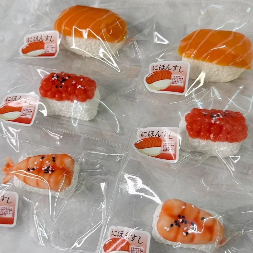 Mainan Squishy Silikon Tekstur - Baby Food Shrimp ulasan dan harga