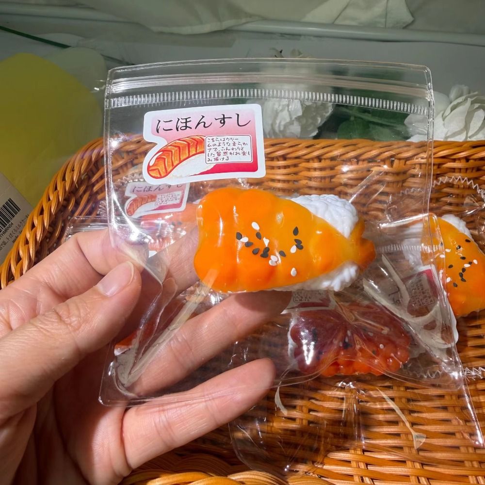 Mainan Squishy Silikon Tekstur - Baby Food Shrimp ulasan dan harga
