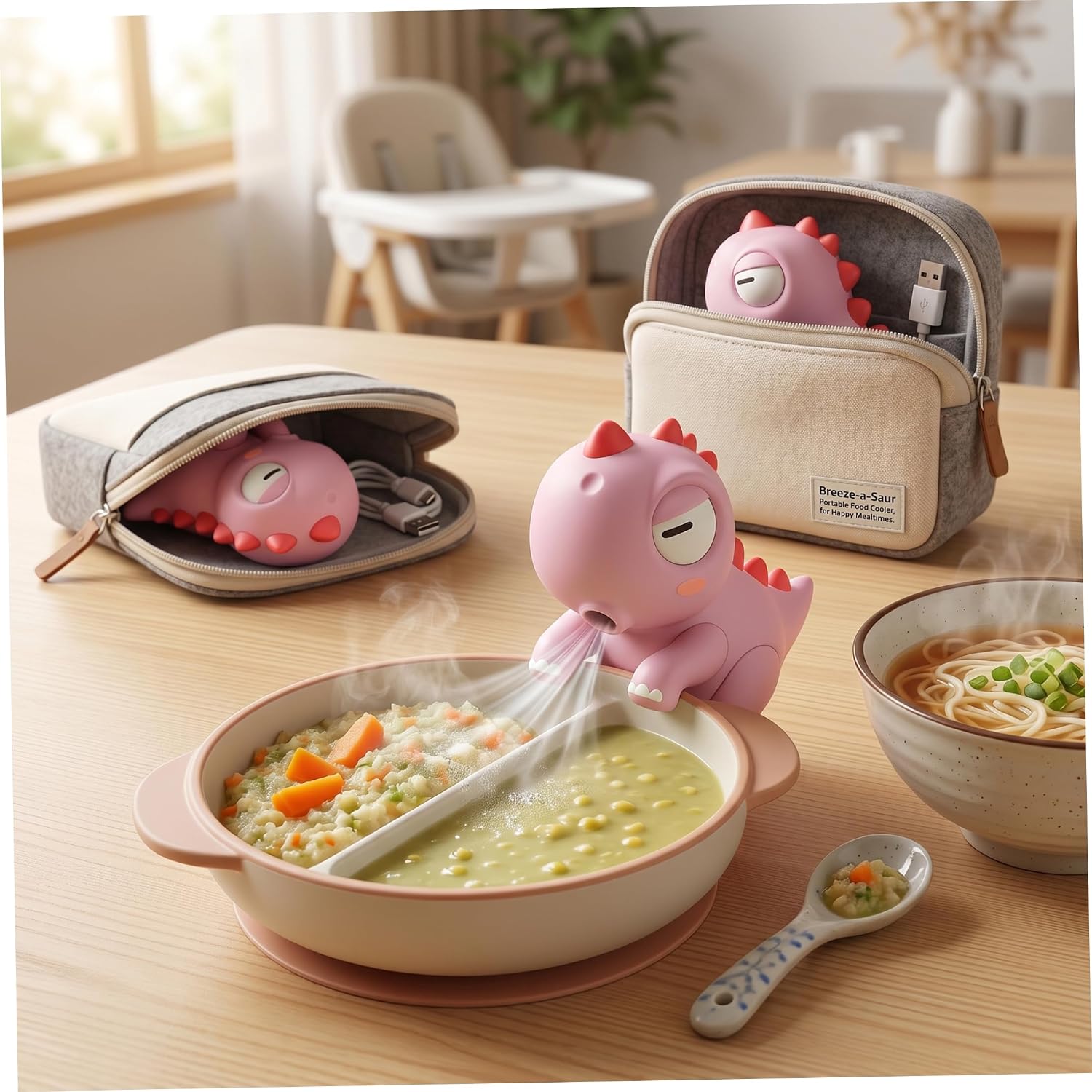 Kipas Mini Gajah Lucu, Alat Pe - Baby Food Bowl ulasan dan harga