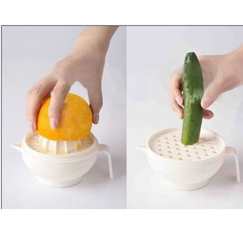 7Pcs Set Mangkuk Penggiling Ma - Baby Food Bowl ulasan dan harga