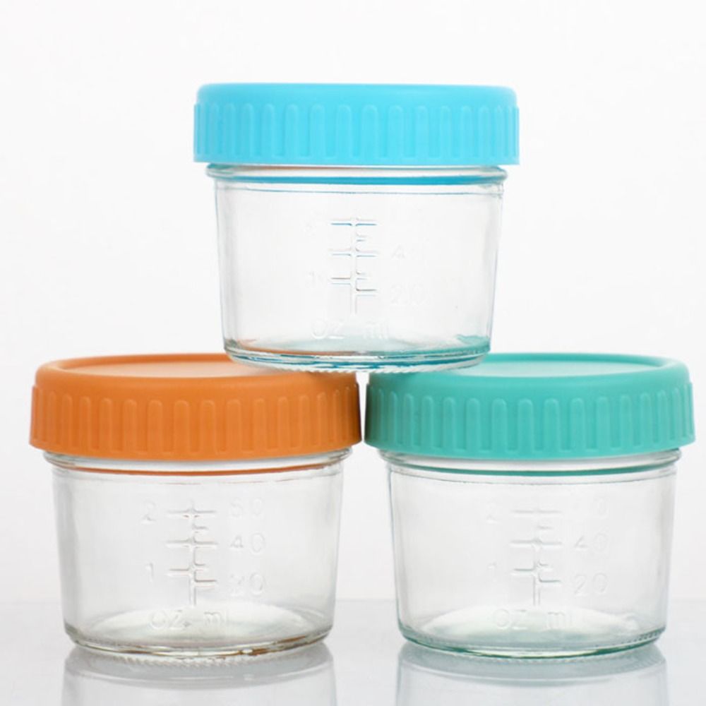 6 Buah Stoples Makanan Bayi Ka - Baby Food Containers Glass ulasan dan harga