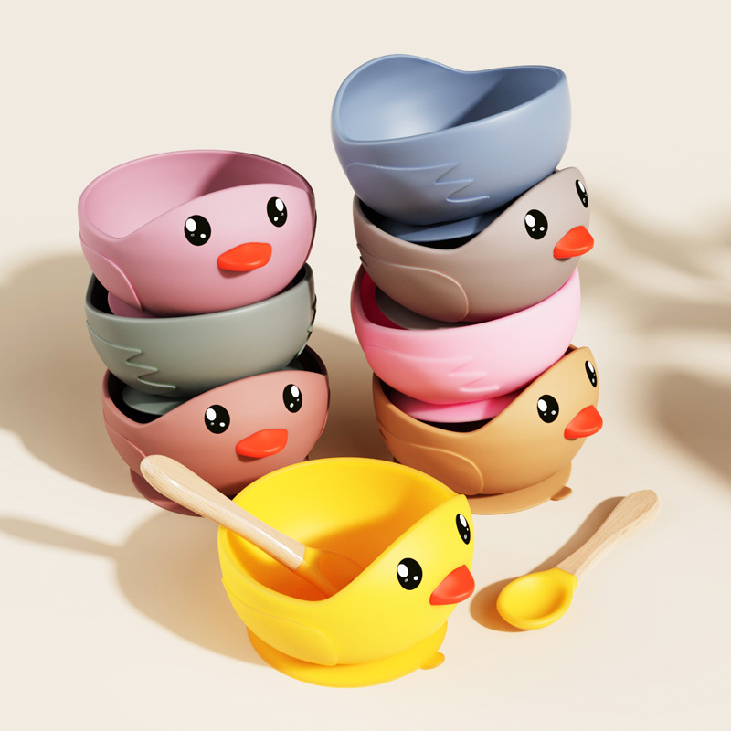 Set Peralatan Makan Silikon An - Baby Food Bowl ulasan dan harga