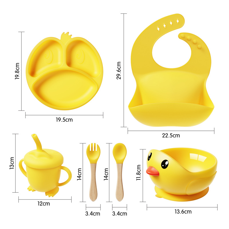 Set Peralatan Makan Silikon An - Baby Food Bowl ulasan dan harga