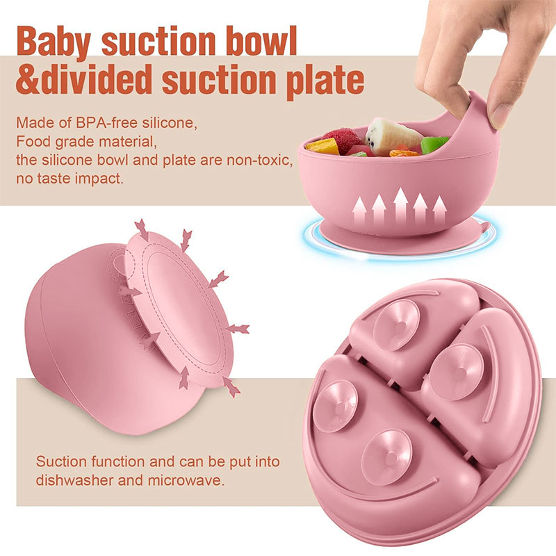 Set peralatan makan silikon an - Baby Food Bowl ulasan dan harga