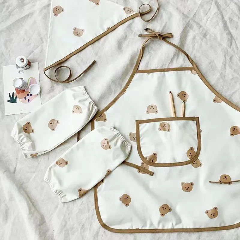 Set Saku Topi Koki Lengan Cele - Baby Food Cooking Set ulasan dan harga