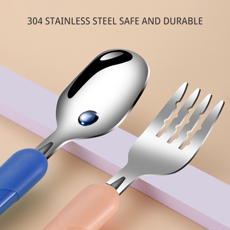 Set Peralatan Makan Anak 2-Pot - Baby Food Knife Set ulasan dan harga