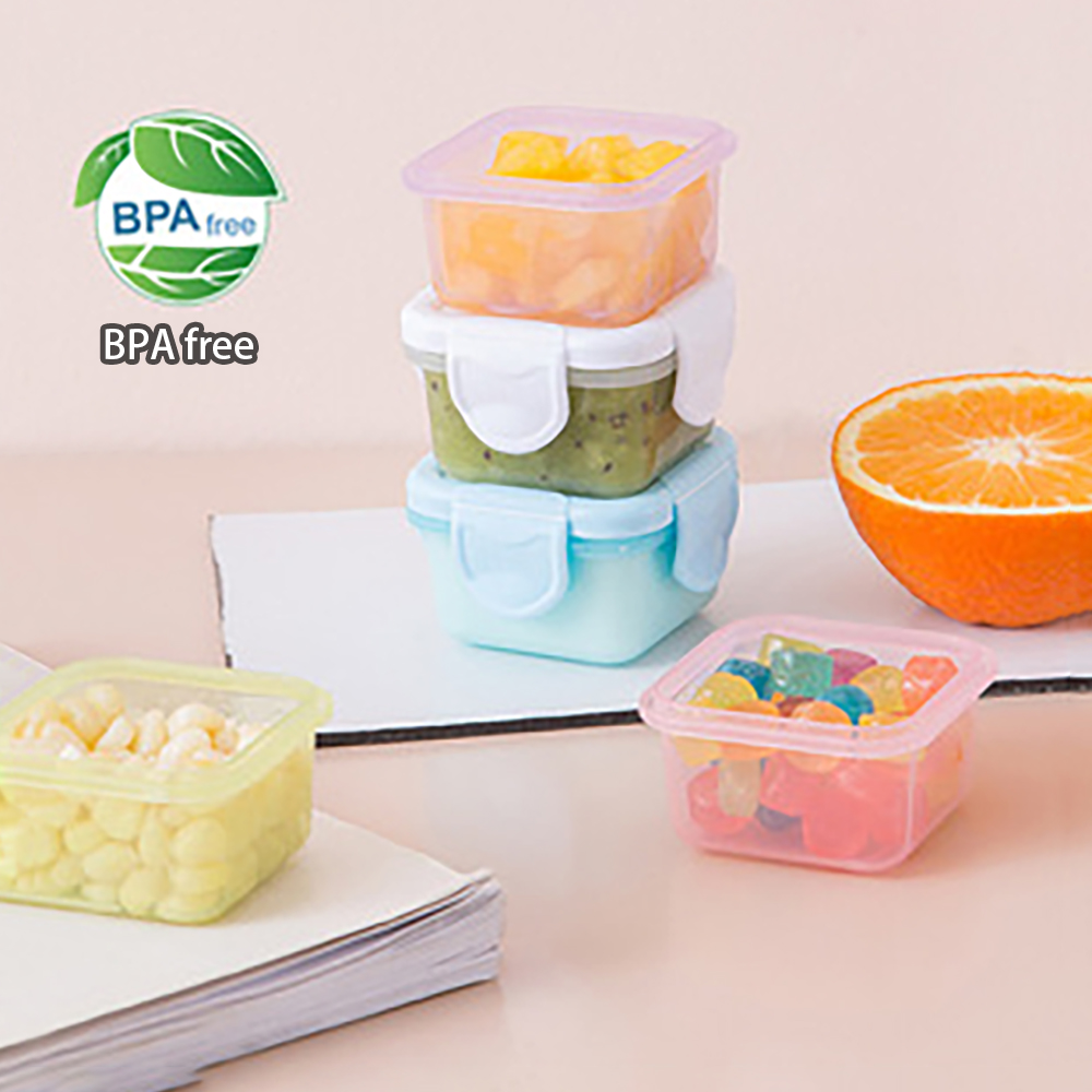 4 buah wadah penyimpanan makan - Baby Food Bowl ulasan dan harga