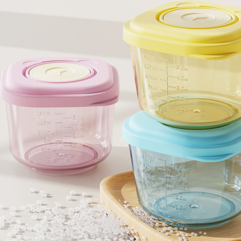 6 Buah Wadah Penyimpanan Makan - Baby Food Containers Glass ulasan dan harga