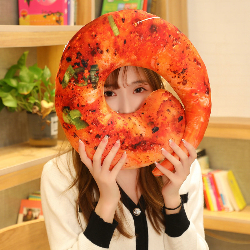 Bantal hewan udang kartun 40cm - Baby Food Shrimp ulasan dan harga