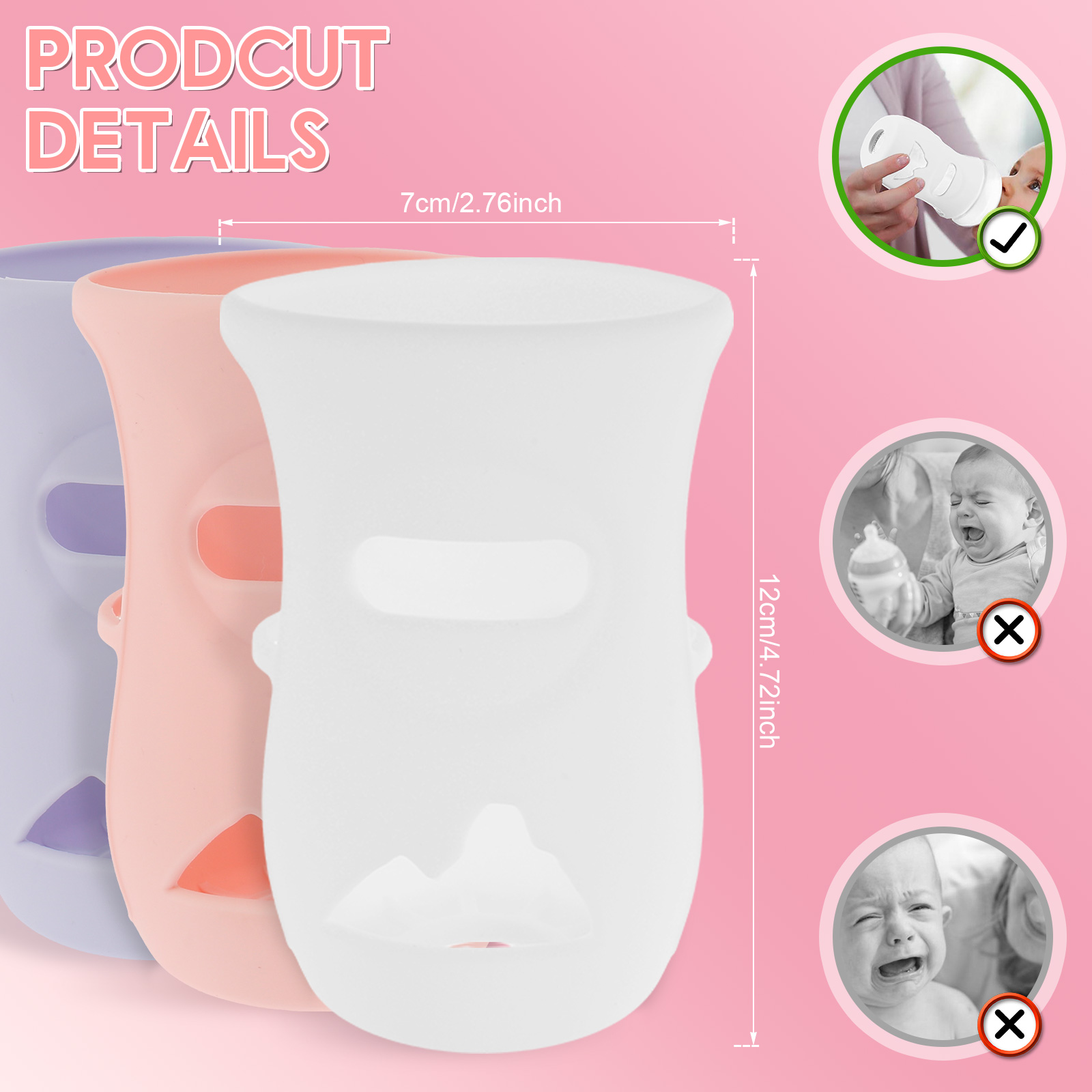 Penutup botol silikon lengan b - Baby Food Containers Glass ulasan dan harga