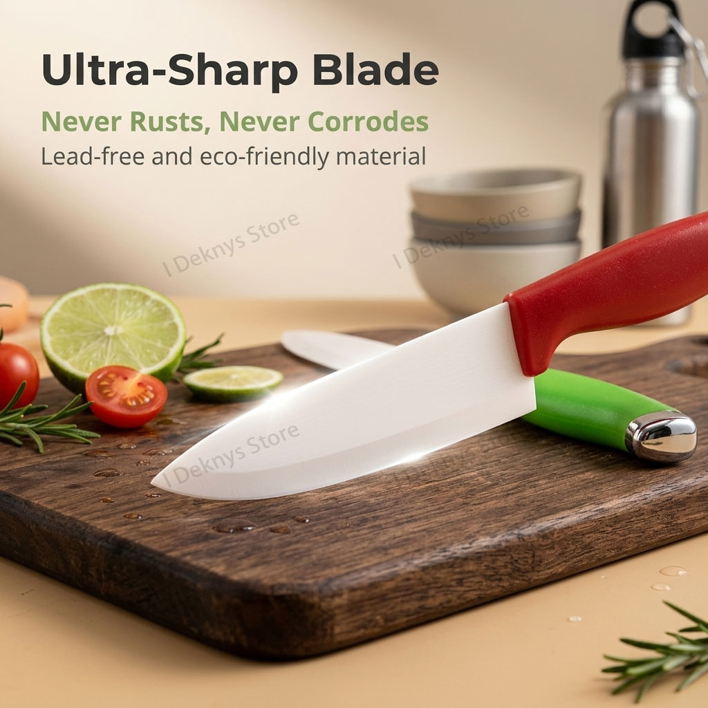 Set Pisau Keramik Dapur 4' 5'  - Baby Food Knife Set ulasan dan harga