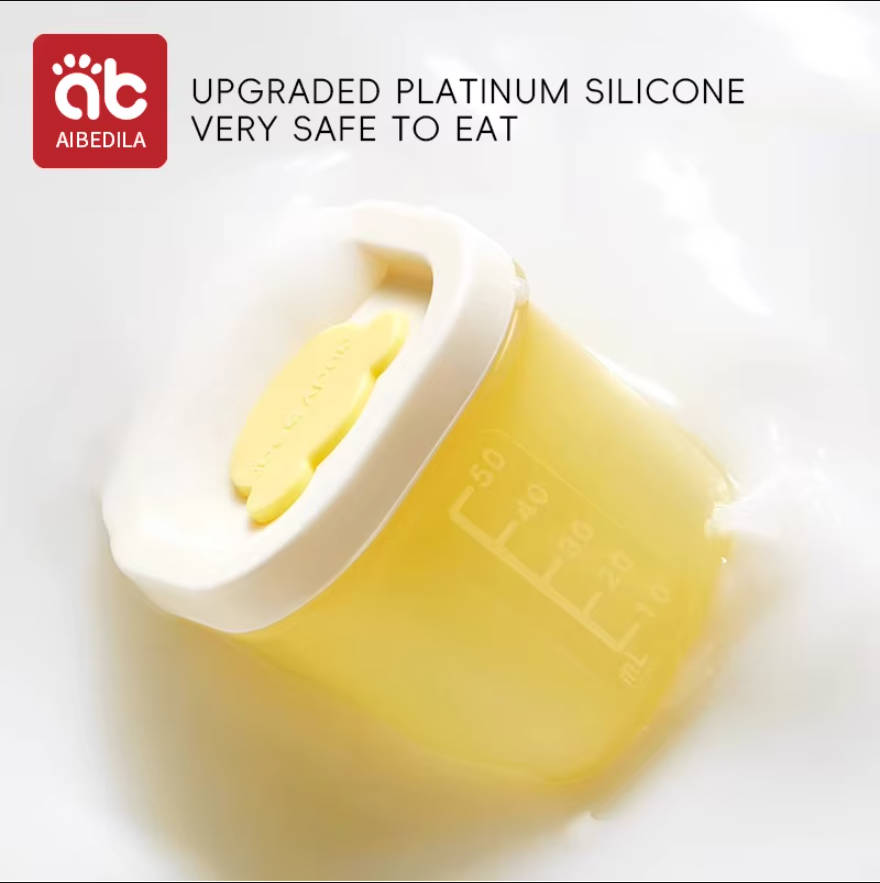 AIBEDILA Baki Silikon untuk Ma - Baby Food Containers Glass ulasan dan harga