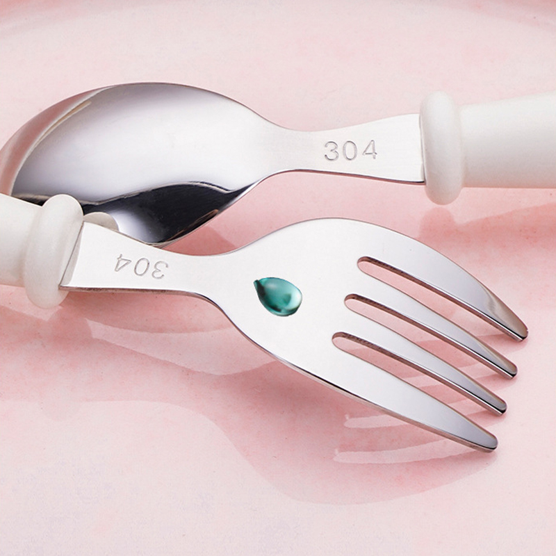 Set Sendok Garpu Anak-anak Baj - Baby Food Knife Set ulasan dan harga