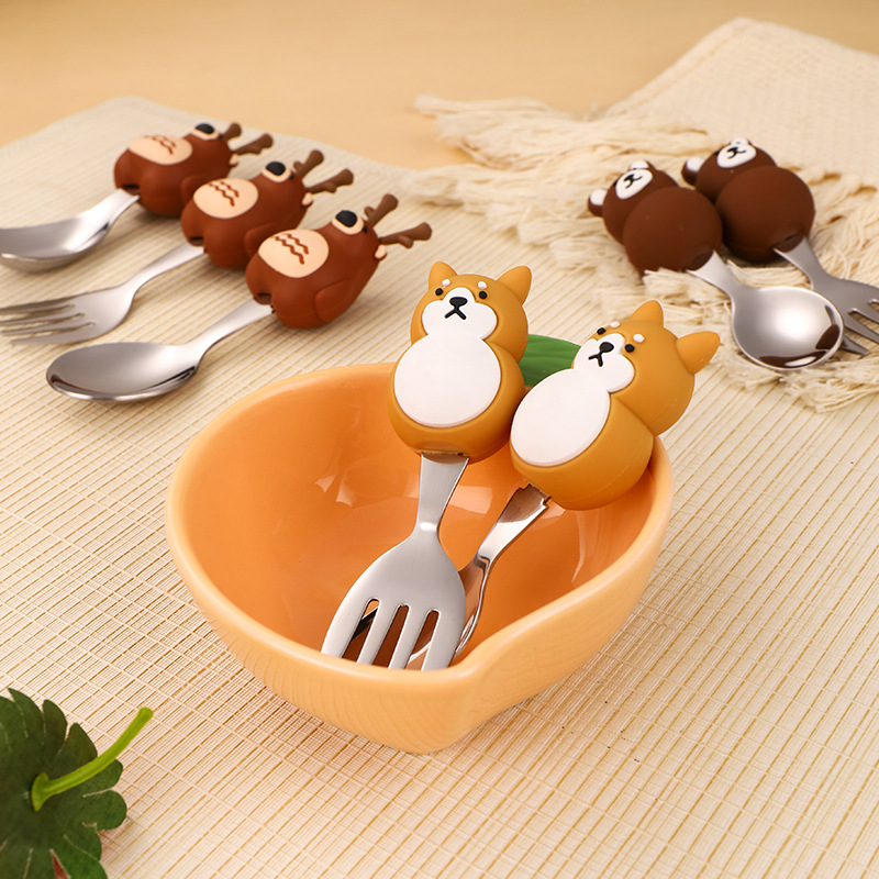 Set Sendok & Garpu Anak Bahan  - Baby Food Knife Set ulasan dan harga