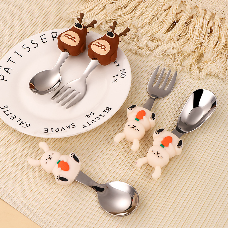 Set Sendok & Garpu Anak Bahan  - Baby Food Knife Set ulasan dan harga