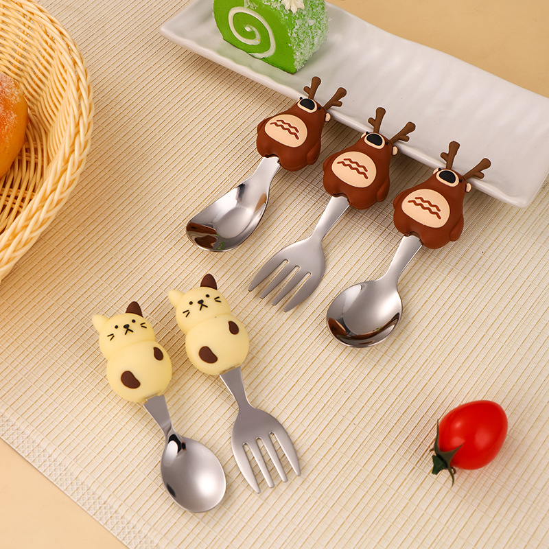 Set Sendok & Garpu Anak Bahan  - Baby Food Knife Set ulasan dan harga