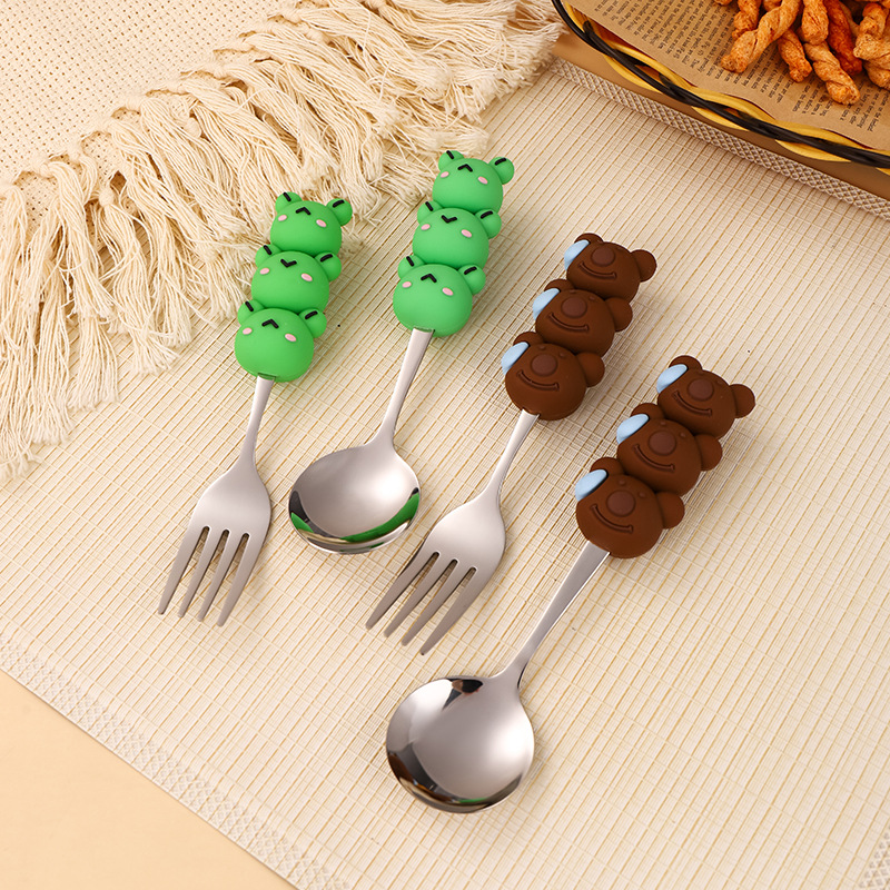 Set Sendok & Garpu Anak Bahan  - Baby Food Knife Set ulasan dan harga