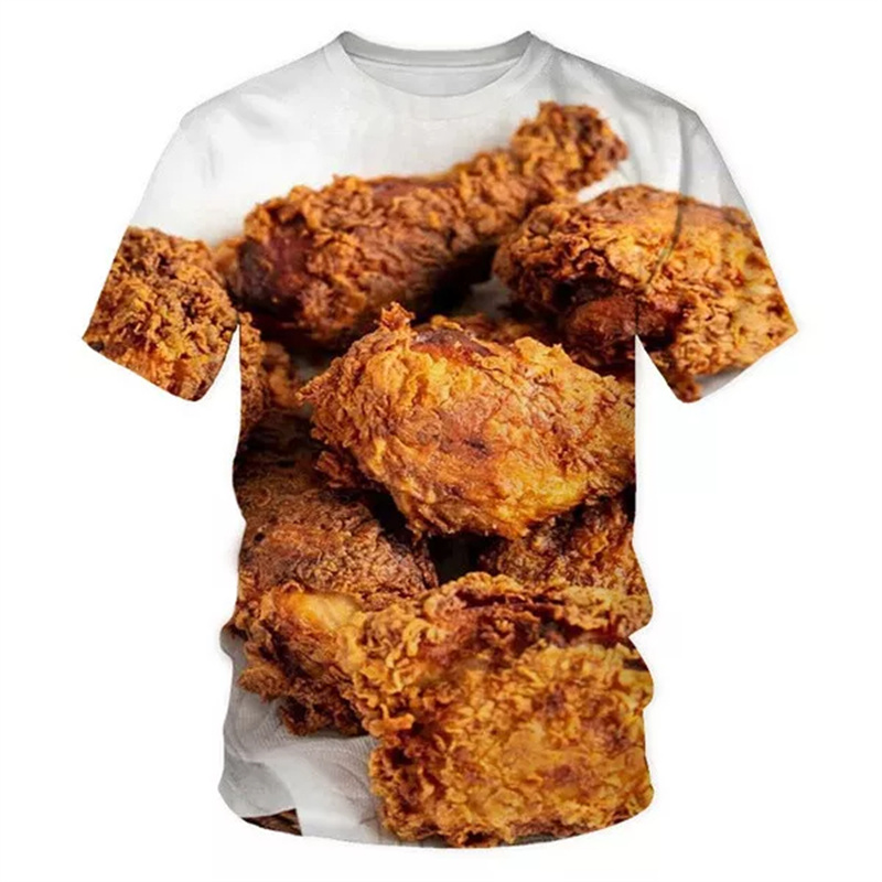 Kaus grafis Pasta ayam goreng  - Baby Food With Chicken ulasan dan harga