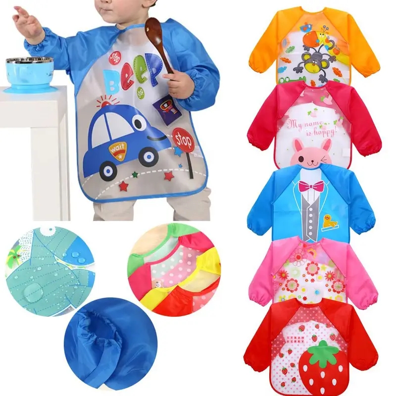 Celemek lengan panjang bayi, p - Bib Long Sleeve ulasan dan harga