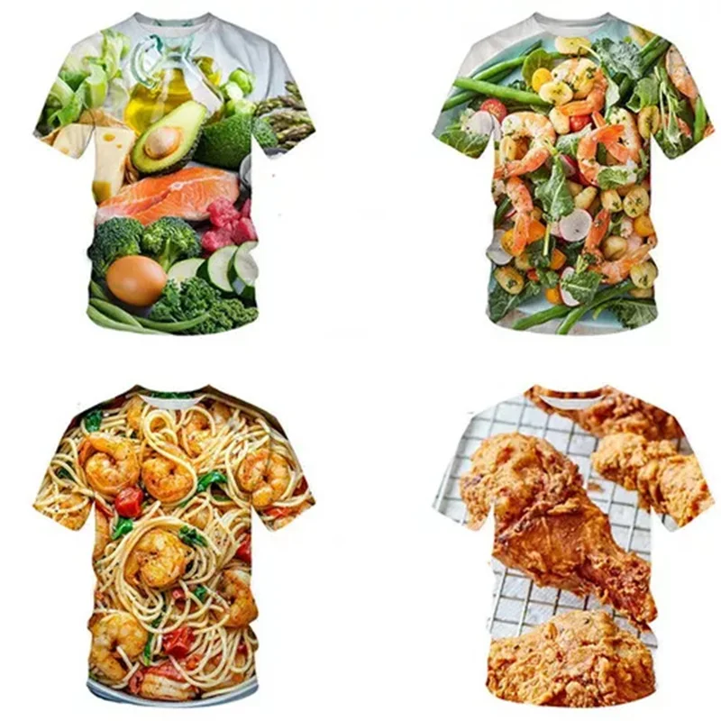 Kaos Grafis Pasta Ayam Goreng  - Baby Food With Chicken ulasan dan harga