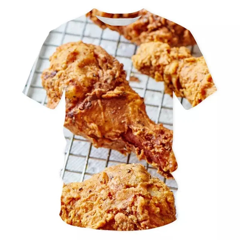 Kaos Grafis Pasta Ayam Goreng  - Baby Food With Chicken ulasan dan harga