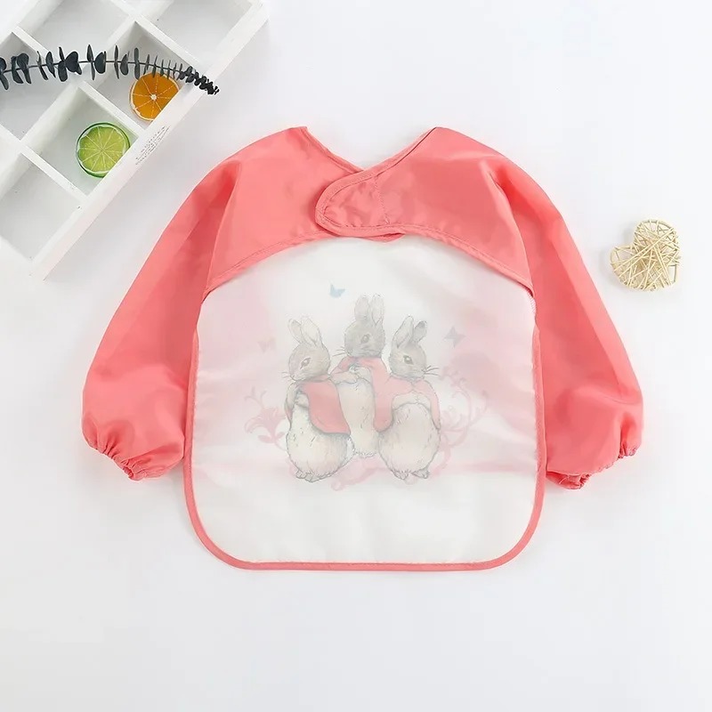 Celemek Bayi Anti Air Lembut,  - Bib Long Sleeve ulasan dan harga