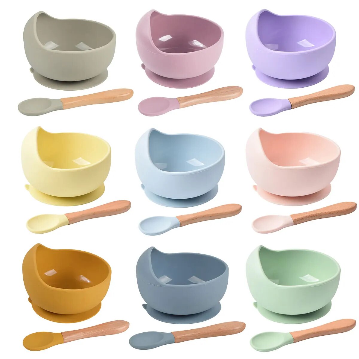 2 buah peralatan makan mangkuk - Baby Food Utensil ulasan dan harga