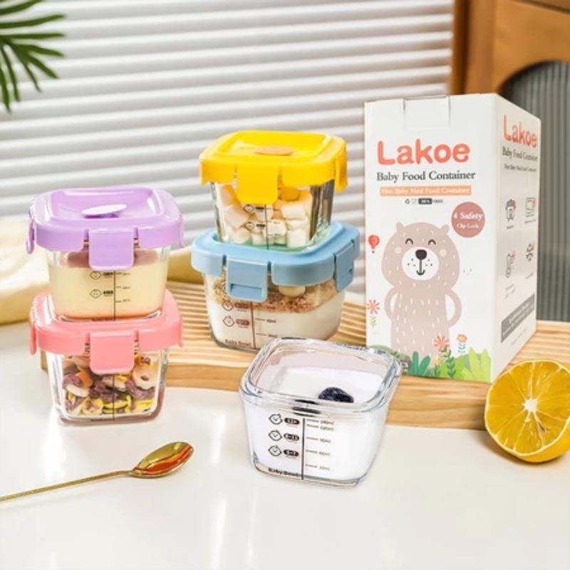 Dan Kotak Penyimpanan Tahan Pa - Baby Food Containers Glass ulasan dan harga