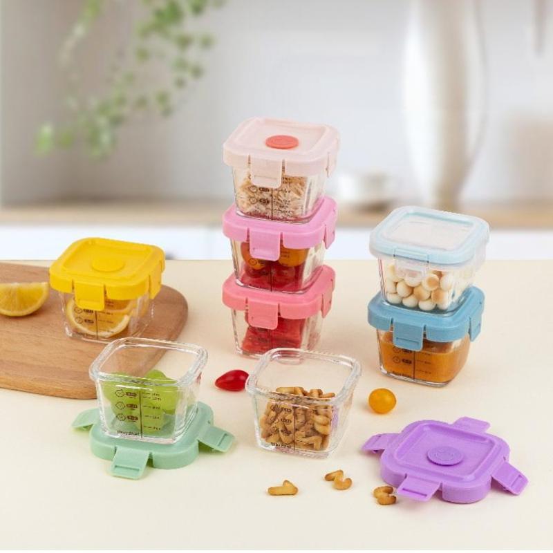 Dan Kotak Penyimpanan Tahan Pa - Baby Food Containers Glass ulasan dan harga
