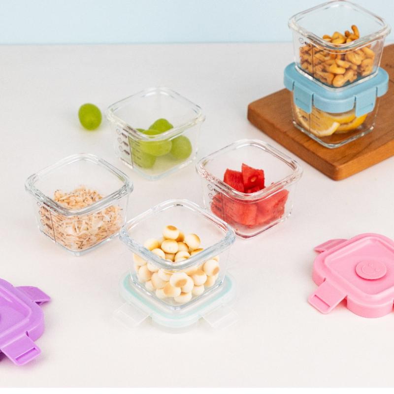 Dan Kotak Penyimpanan Tahan Pa - Baby Food Containers Glass ulasan dan harga