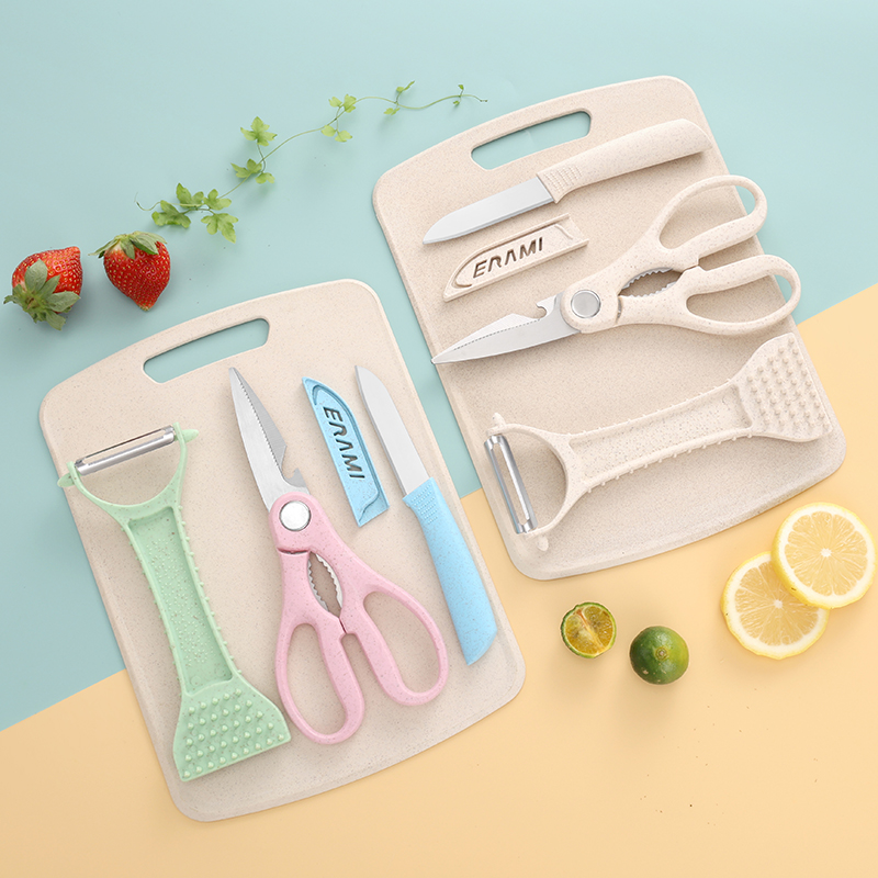 Set Papan Pemotong Jerami Gand - Baby Food Knife Set ulasan dan harga